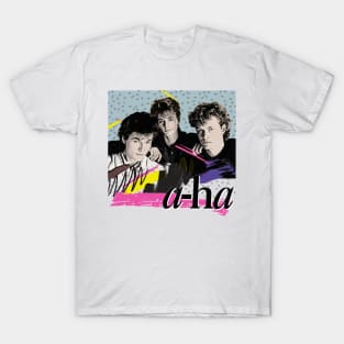 Vintage-Styled 80s A-Ha Design T-Shirt